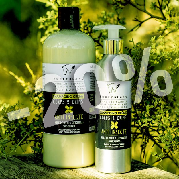 Image sur Shampoing Crème anti insecte à l'huile de neem et citronnelle