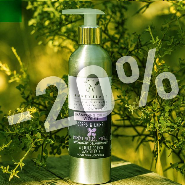 Image sur Shampoing Crème Violet pigment naturel minéral
